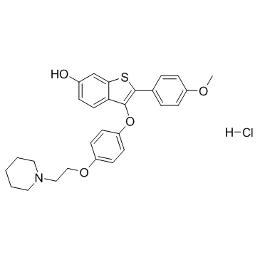 Arzoxifene hydrochloride (LY 353381 HCl)  Chemical Structure