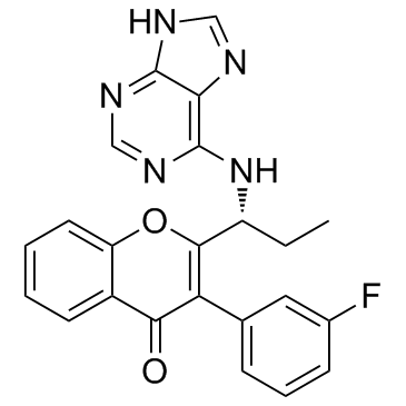 Tenalisib R Enantiomer (RP6530 R Enantiomer) 化学構造
