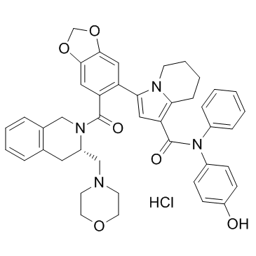 S55746 hydrochloride (BLC201 (hydrochloride)) 化学構造