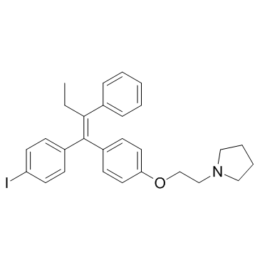 Idoxifene (CB7432) 化学構造