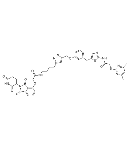 PROTAC Sirt2 Degrader-1  Chemical Structure