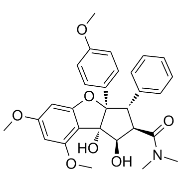 Rocaglamide (Rocaglamide A) Chemical Structure