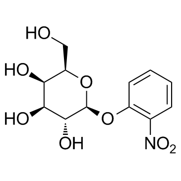 ONPG (2-Nitrophenyl β-D-galactopyranoside)  Chemical Structure
