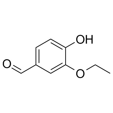 Ethylvanillin Chemische Struktur