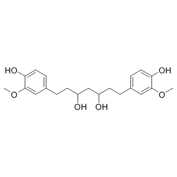 Octahydrocurcumin (Hexahydrobisdemethoxycurcumin) 化学構造