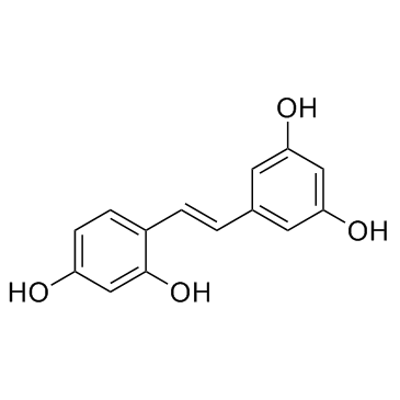 Oxyresveratrol (trans-Oxyresveratrol)  Chemical Structure