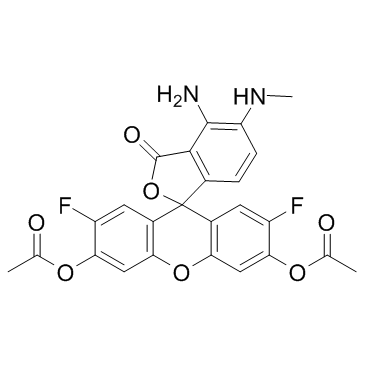 DAF-FM DA (Diaminofluorescein-FM diacetate) Chemische Struktur