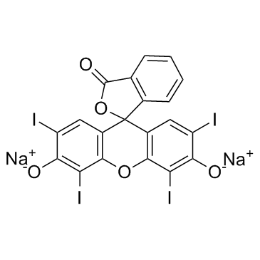 Erythrosin B (Erythrosin extra bluish) Chemische Struktur