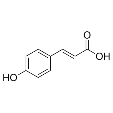 p-Hydroxycinnamic acid (NSC 59260) 化学構造