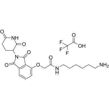 E3 Ligase Ligand-Linker Conjugates 25 Trifluoroacetate التركيب الكيميائي