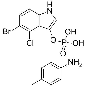 BCIP (BCIP p-toluidine salt) Chemische Struktur