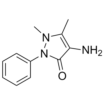 Ampyrone (4-Aminoantipyrine)  Chemical Structure