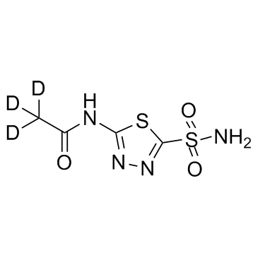 Acetazolamide D3  Chemical Structure