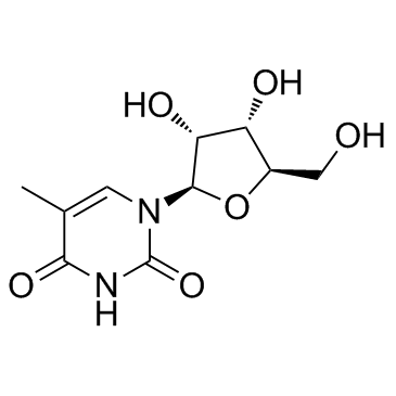 5-Methyluridine Chemische Struktur
