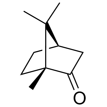 (+)-Camphor (D-(+)-Camphor)  Chemical Structure