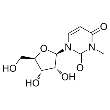 3-Methyluridine التركيب الكيميائي