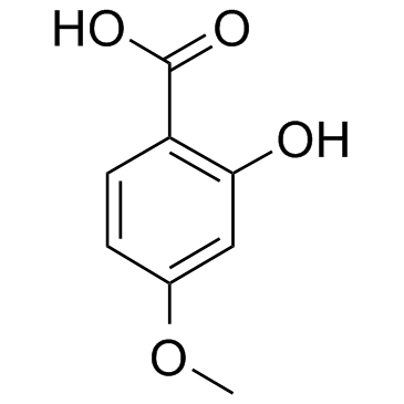 2-Hydroxy-4-methoxybenzoic acid التركيب الكيميائي
