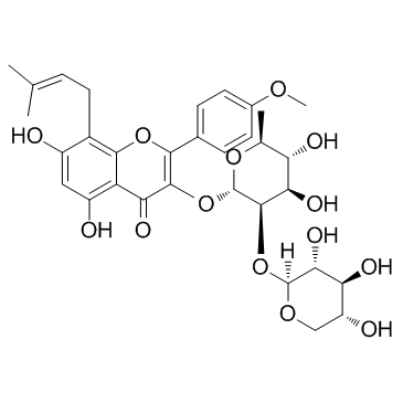 Sagittatoside B Chemische Struktur