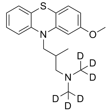 (±)-Methotrimeprazine (D6) (dl-Methotrimeprazine D6)  Chemical Structure