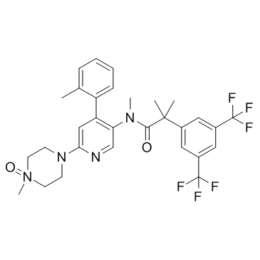 Netupitant metabolite Netupitant N-oxide (Netupitant N-oxide) Chemical Structure