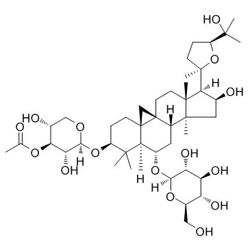 Isoastragaloside II (Astrasieversianin-VII) 化学構造