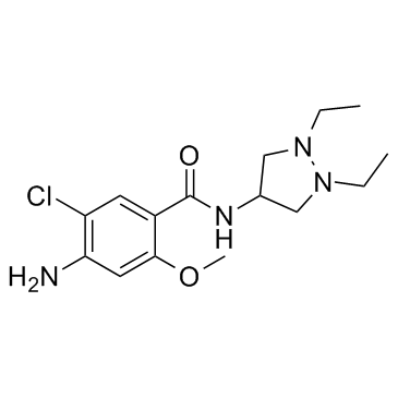 Dazopride (AHR-5531) التركيب الكيميائي