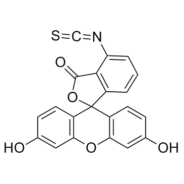 6-FITC (6-Fluorescein Isothiocyanate) Chemische Struktur