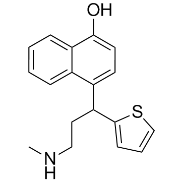Duloxetine metabolite Para-Naphthol Duloxetine (Para-Naphthol duloxetine) 化学構造