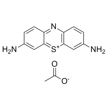 Thionin acetate (Thionine acetate) التركيب الكيميائي