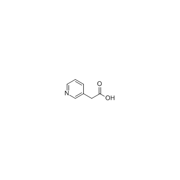 3-Pyridineacetic acid 化学構造