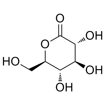 D-(+)-Glucono-1,5-lactone (Gluconic acid lactone) Chemische Struktur