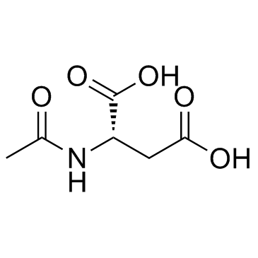N-Acetyl-L-aspartic acid التركيب الكيميائي