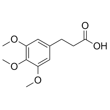 3-(3,4,5-Trimethoxyphenyl)propanoic acid التركيب الكيميائي
