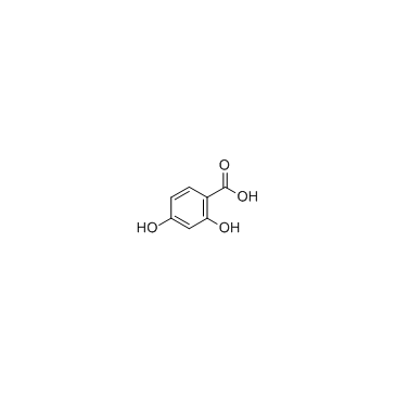 2,4-Dihydroxybenzoic acid التركيب الكيميائي