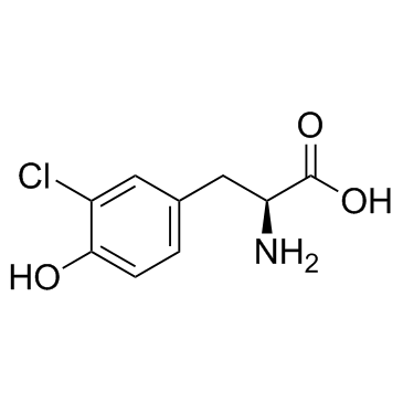3-Chloro-L-tyrosine  Chemical Structure