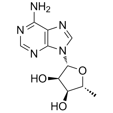 5'-Deoxyadenosine التركيب الكيميائي
