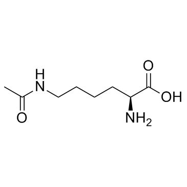 Nepsilon-Acetyl-L-lysine Chemical Structure