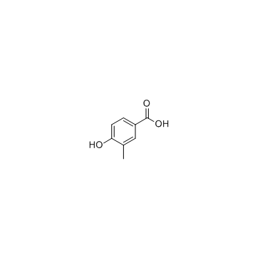 4-Hydroxy-3-methylbenzoic acid التركيب الكيميائي