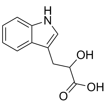 Indolelactic acid Chemische Struktur