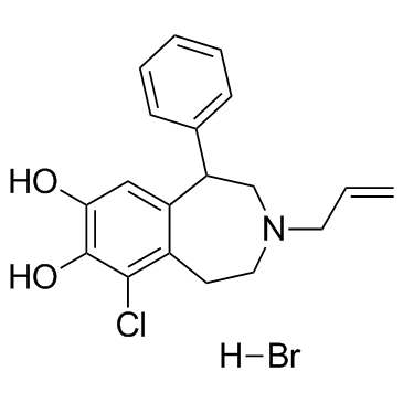 SKF-82958 hydrobromide ((±)-SKF 82958 hydrobromide) 化学構造