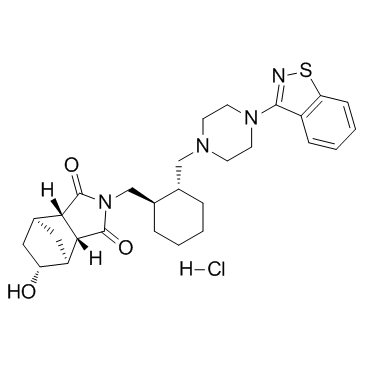 Lurasidone Metabolite 14283 hydrochloride Chemische Struktur