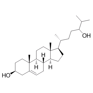 24-Hydroxycholesterol 化学構造