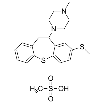 Methiothepin mesylate (Metitepine mesylate)  Chemical Structure