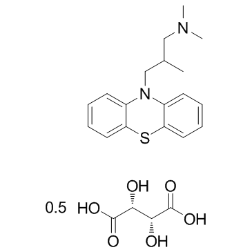 Alimemazine hemitartrate (Trimeprazine hemitartrate)  Chemical Structure