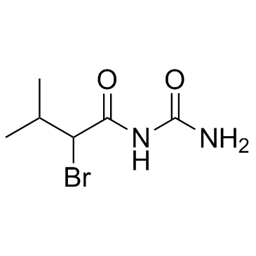 Bromisoval (Bromovalerylurea)  Chemical Structure