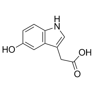 5-Hydroxyindole-3-acetic acid التركيب الكيميائي