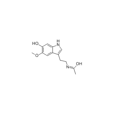 6-Hydroxymelatonin  Chemical Structure