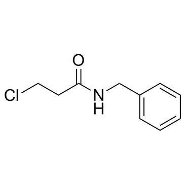 Beclamide (N-Benzyl-3-chloropropionamide) 化学構造