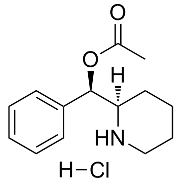 Levophacetoperane hydrochloride 化学構造