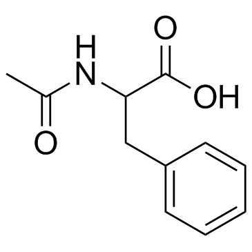 Afalanine (N-Acetyl-DL-phenylalanine)  Chemical Structure